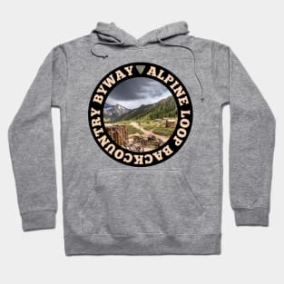 Alpine Loop Backcountry Byway circle Hoodie